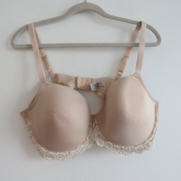 WACOAL Embrace Lace T Shirt Bra in Sand Ivory - Size 40DD - Picture 2 of 14